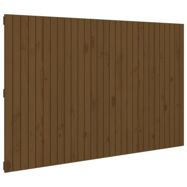 vidaXL Κεφαλάρι Τοίχου Μελί 185x3x110cm από Μασίφ Ξύλο Πεύκου 1 τεμ.