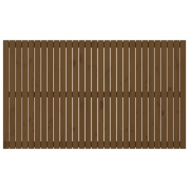 vidaXL Κεφαλάρι Τοίχου Μελί 185x3x110cm από Μασίφ Ξύλο Πεύκου 1 τεμ.