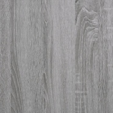 vidaXL Γραφείο με Συρτάρια Γκρι Sonoma 102x50x76cm Επεξεργασμένο Ξύλο 1 τεμ.