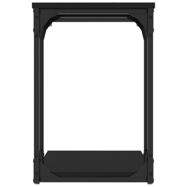 vidaXL Βοηθητικό Τραπέζι Μαύρο 50x35x52cm από Επεξεργασμένο Ξύλο 1 τεμ.