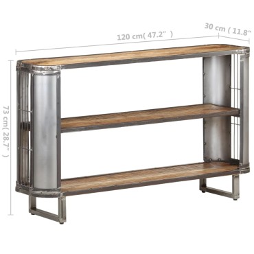 vidaXL Μπουφές 120x30x73cm από Μασίφ Ξύλο Μάνγκο 1 τεμ.