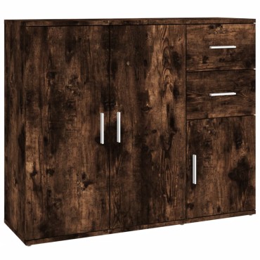 vidaXL Ντουλάπι Καπνιστή Δρυς 91x29,5x75cm από Επεξεργασμένο Ξύλο 1 τεμ.
