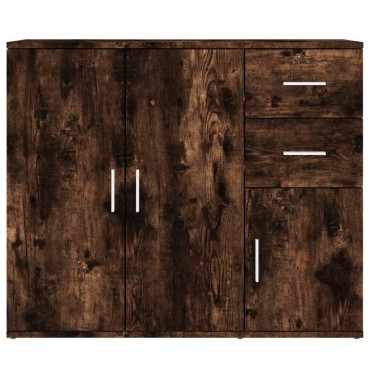 vidaXL Ντουλάπι Καπνιστή Δρυς 91x29,5x75cm από Επεξεργασμένο Ξύλο 1 τεμ.