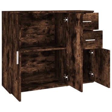 vidaXL Ντουλάπι Καπνιστή Δρυς 91x29,5x75cm από Επεξεργασμένο Ξύλο 1 τεμ.