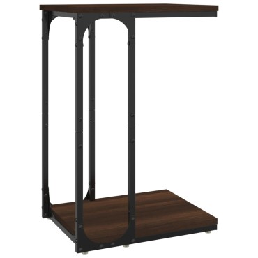 vidaXL Βοηθητικό Τραπέζι Καφέ Δρυς 40x30x60cm Επεξεργασμένο Ξύλο 1 τεμ.