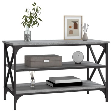 vidaXL Έπιπλο Τηλεόρασης Γκρι Sonoma 80x40x50cm από Επεξεργ. Ξύλο 1 τεμ.