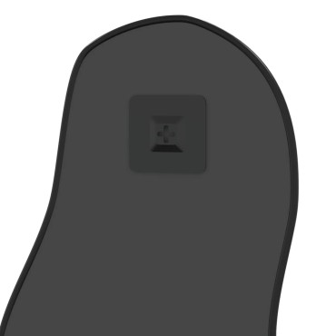 vidaXL Καθρέφτης Τοίχου Μαύρος 80x35 εκ.
