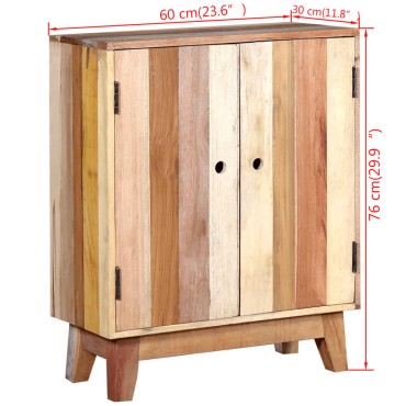 vidaXL Ντουλάπι από Μασίφ Ανακυκλωμένο Ξύλο 60x30x76cm 1 τεμ.