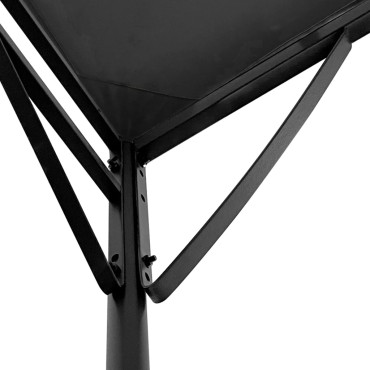 vidaXL Τέντα Ανθρακί 4 x 3 μ. 180 γρ./μ² από Ύφασμα και Ατσάλι