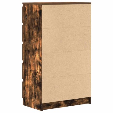 vidaXL Συρταριέρα Καπνιστή Δρυς 60x36x103cm από Επεξεργασμένο Ξύλο 1 τεμ.