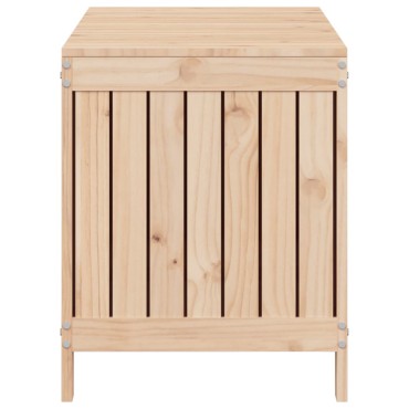 vidaXL Μπαούλο Αποθήκευσης Κήπου 115x49x60cm από Μασίφ Ξύλο Πεύκου 1 τεμ.