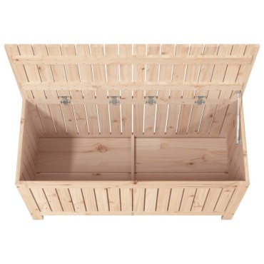 vidaXL Μπαούλο Αποθήκευσης Κήπου 115x49x60cm από Μασίφ Ξύλο Πεύκου 1 τεμ.