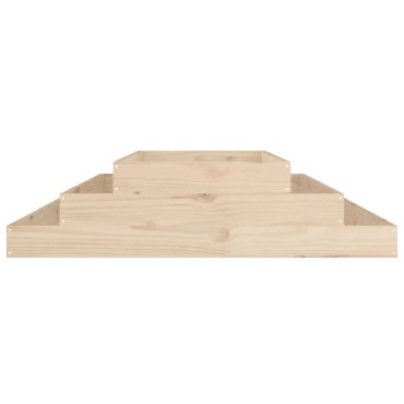vidaXL Ζαρντινιέρα 110 x 110 x 27 εκ. από Μασίφ Ξύλο Πεύκου
