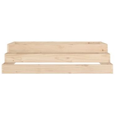 vidaXL Ζαρντινιέρα 110 x 110 x 27 εκ. από Μασίφ Ξύλο Πεύκου