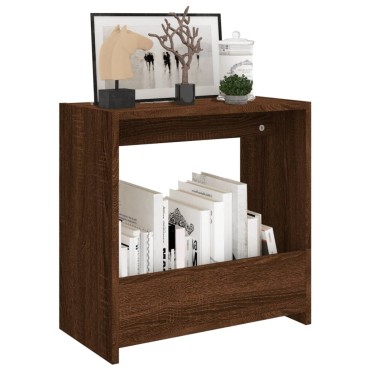 vidaXL Βοηθητικό Τραπέζι Καφέ Δρυς 50x26x50cm Επεξεργασμένο Ξύλο 1 τεμ.