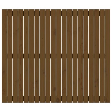 vidaXL Κεφαλάρι Τοίχου Μελί 127,5x3x110cm από Μασίφ Ξύλο Πεύκου 1 τεμ.
