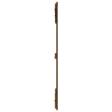 vidaXL Κεφαλάρι Τοίχου Μελί 127,5x3x110cm από Μασίφ Ξύλο Πεύκου 1 τεμ.