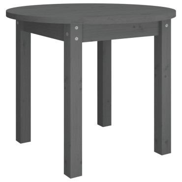 vidaXL Τραπεζάκι Σαλονιού Γκρι 55x45cm από Μασίφ Ξύλο Πεύκου 1 τεμ.