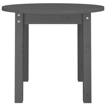 vidaXL Τραπεζάκι Σαλονιού Γκρι 55x45cm από Μασίφ Ξύλο Πεύκου 1 τεμ.