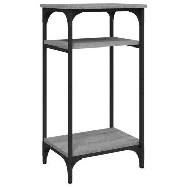 vidaXL Βοηθητικό Τραπέζι Γκρι Sonoma 40x30x75cm Επεξεργασμένο Ξύλο 1 τεμ.