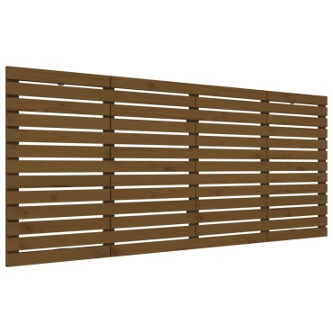 vidaXL Κεφαλάρι Τοίχου Μελί 166x3x91,5cm από Μασίφ Ξύλο Πεύκου 1 τεμ.