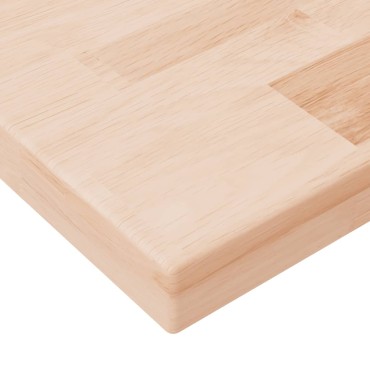 vidaXL Ράφι 100x20x2,5cm από Ακατέργαστο Μασίφ Ξύλο Δρυός 1 τεμ.