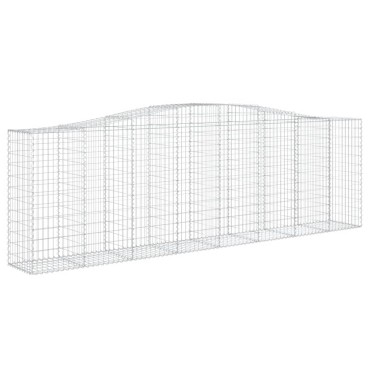 vidaXL Συρματοκιβώτια Τοξωτά 20 τεμ. 400x50x120/140 εκ. Γαλβαν. Ατσάλι
