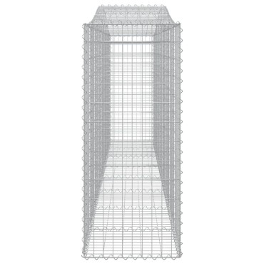 vidaXL Συρματοκιβώτια Τοξωτά 20 τεμ. 400x50x120/140 εκ. Γαλβαν. Ατσάλι