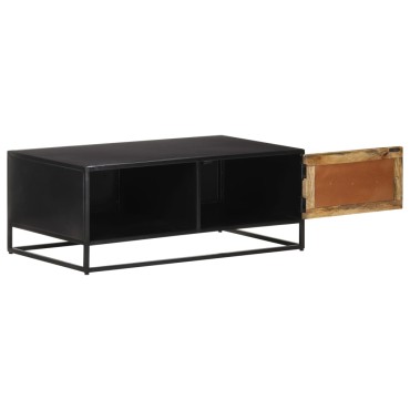 vidaXL Τραπεζάκι Σαλονιού 90x50x35cm από Ακατέργαστο Ξύλο Μάνγκο 1 τεμ.