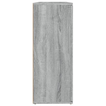 vidaXL Ντουλάπι Γκρι Sonoma 91x29,5x75cm από Επεξεργασμένο Ξύλο 1 τεμ.