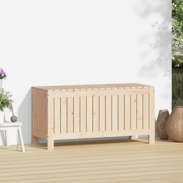 vidaXL Μπαούλο Αποθήκευσης Κήπου 76x42,5x54cm Μασίφ Ξύλο Πεύκου 1 τεμ.
