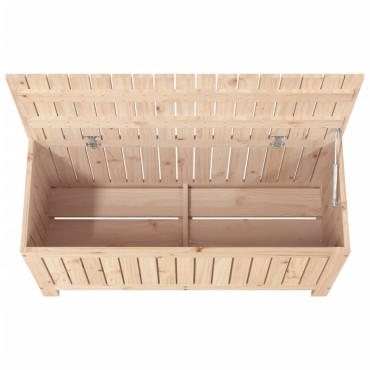 vidaXL Μπαούλο Αποθήκευσης Κήπου 76x42,5x54cm Μασίφ Ξύλο Πεύκου 1 τεμ.