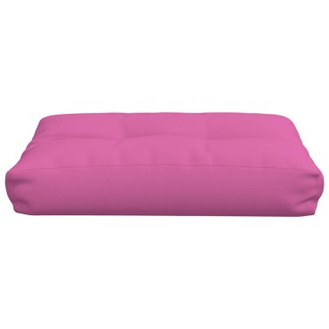 vidaXL Μαξιλάρι Παλέτας Ροζ 60x40x12cm Υφασμάτινο