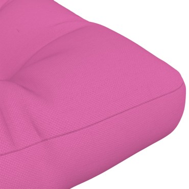 vidaXL Μαξιλάρι Παλέτας Ροζ 60x40x12cm Υφασμάτινο