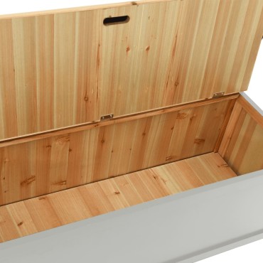 vidaXL Πάγκος Γκρι 107x45x75,5cm από Μασίφ Ξύλο Ελάτης 1 τεμ.