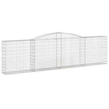vidaXL Συρματοκιβώτια Τοξωτά 20 τεμ. 400x30x100/120 εκ. Γαλβαν. Ατσάλι
