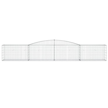 vidaXL Συρματοκιβώτια Τοξωτά 20 τεμ. 400x50x60/80 εκ. Γαλβαν. Ατσάλι