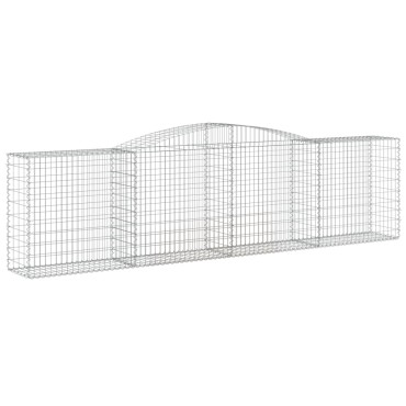 vidaXL Συρματοκιβώτια Τοξωτά 20 τεμ. 400x50x100/120 εκ. Γαλβαν. Ατσάλι