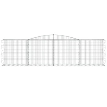 vidaXL Συρματοκιβώτια Τοξωτά 20 τεμ. 400x50x100/120 εκ. Γαλβαν. Ατσάλι