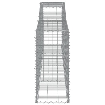 vidaXL Συρματοκιβώτια Τοξωτά 20 τεμ. 400x50x100/120 εκ. Γαλβαν. Ατσάλι