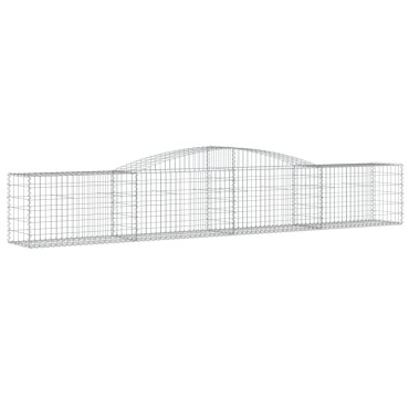 vidaXL Συρματοκιβώτια Τοξωτά 15 τεμ. 400x50x60/80 εκ. Γαλβαν. Ατσάλι