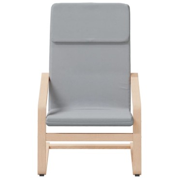 vidaXL Πολυθρόνα Relax Ανοιχτό Γκρι Υφασμάτινη 59x82x98cm 1 τεμ.