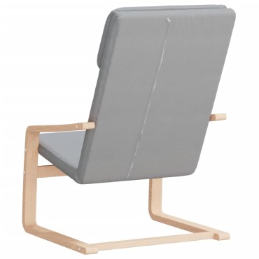 vidaXL Πολυθρόνα Relax Ανοιχτό Γκρι Υφασμάτινη 59x82x98cm 1 τεμ.