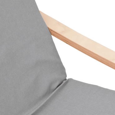 vidaXL Πολυθρόνα Relax Ανοιχτό Γκρι Υφασμάτινη 59x82x98cm 1 τεμ.