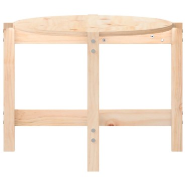 vidaXL Τραπεζάκι Σαλονιού 118x63x45cm από Μασίφ Ξύλο Πεύκου 1 τεμ.