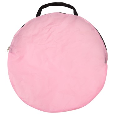 vidaXL Παιδική Σκηνή Ροζ 100x100x127 εκ. με 250 Μπάλες