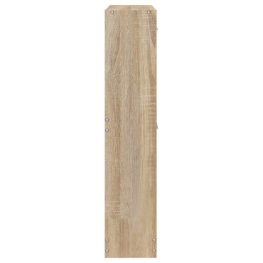 vidaXL Παπουτσοθήκη Χρώμα Δρυός 59x17x81cm από Επεξεργασμένο Ξύλο