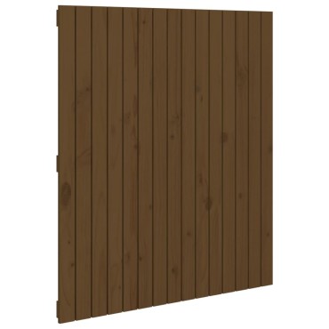 vidaXL Κεφαλάρι Τοίχου Μελί 95,5x3x110cm από Μασίφ Ξύλο Πεύκου 1 τεμ.