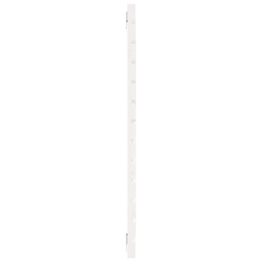 vidaXL Κεφαλάρι Τοίχου Λευκό 81x3x91,5cm από Μασίφ Ξύλο Πεύκου 1 τεμ.