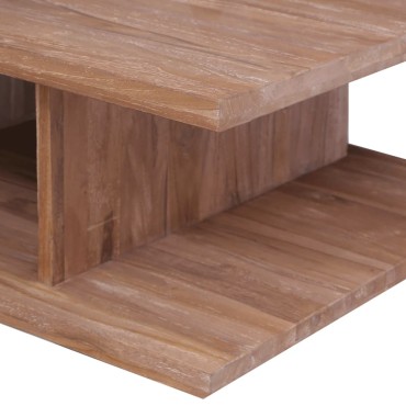 vidaXL Τραπεζάκι Σαλονιού 70x70x30cm από Μασίφ Ξύλο Teak 1 τεμ.